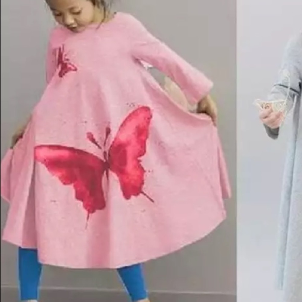 🦋 pink butterfly dress 🦋